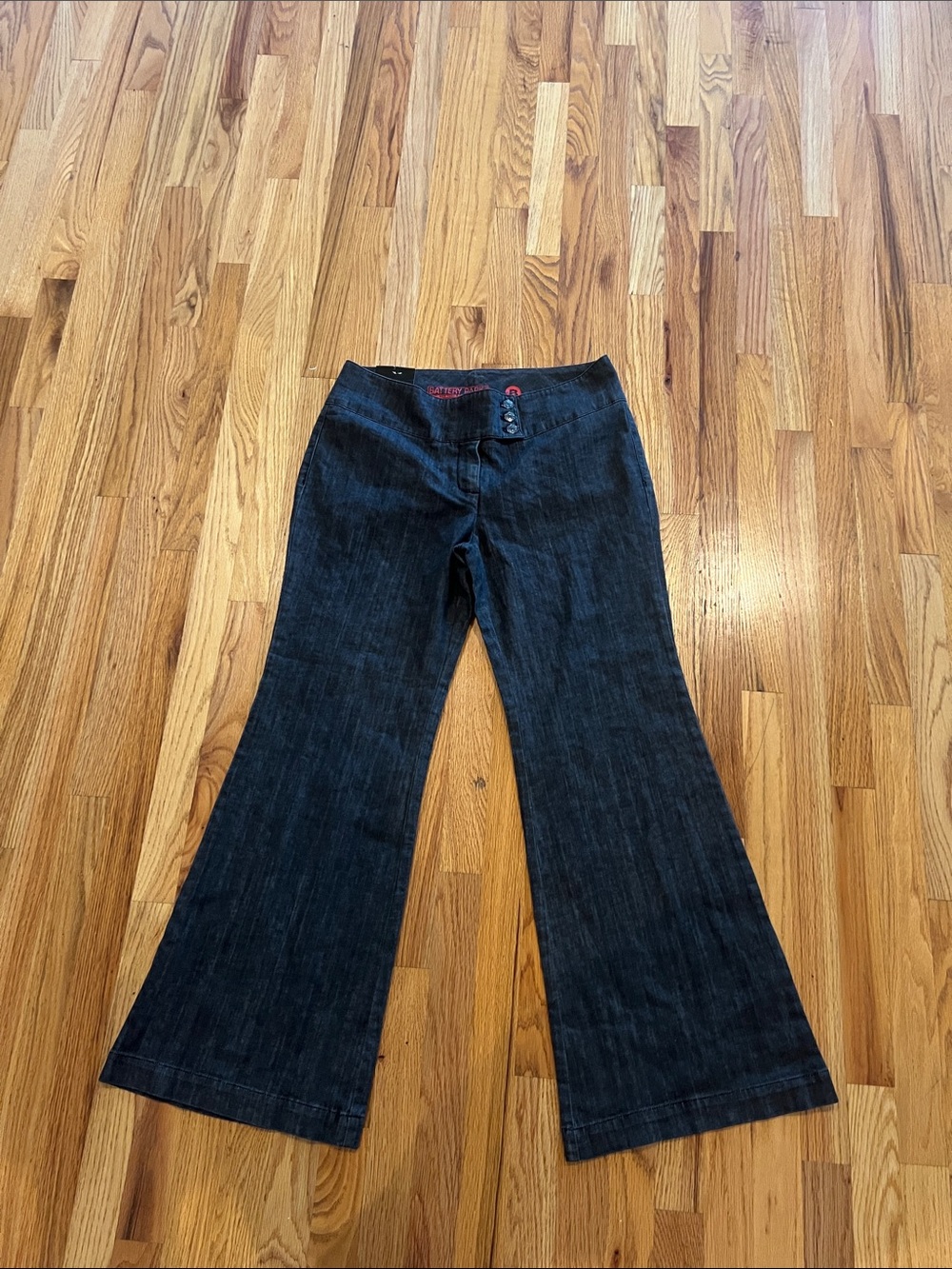 New York & Company Black Flared Jeans